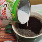 ホットコーヒーに加える