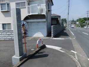 ここが車の待ち合わせ地点