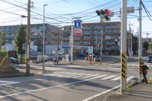 ③交差点「藤沢北消防署前」と、ローソン藤沢湘南台店