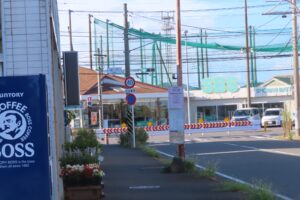 ⑪花屋さんの前のバス停「渋谷ノ里」